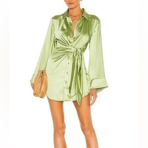 Song of Style Marta Dress in Pistachio Green size S.